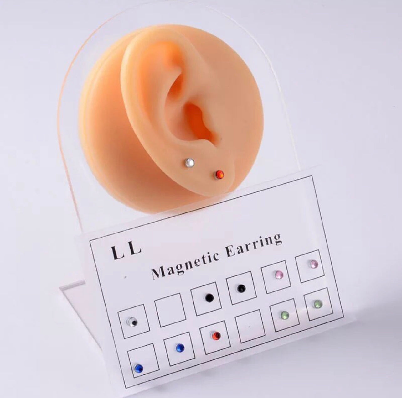 Set de aritos o piercings magneticos